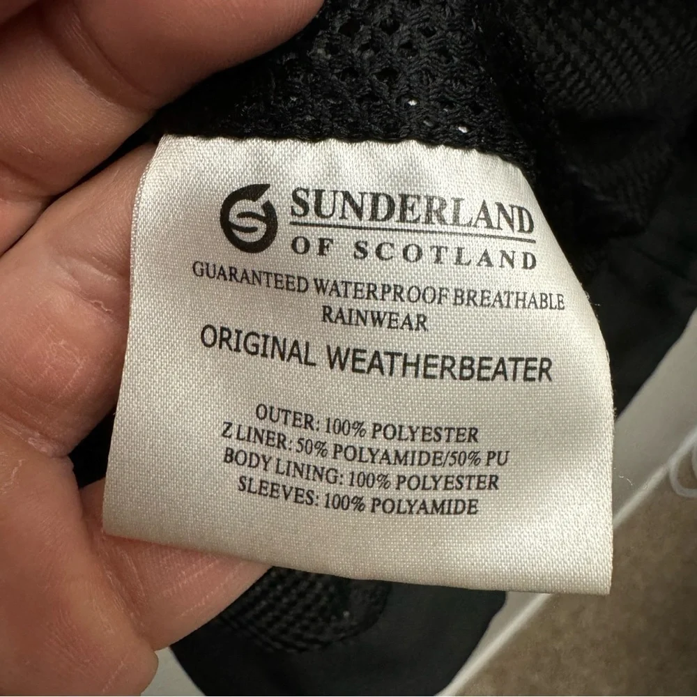 Scotland of Sunderland Men’s Green Original Weatherbeater Rain Jacket Size‎ XL